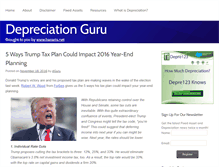 Tablet Screenshot of depreciationguru.com